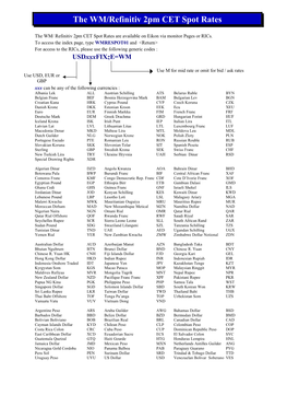 WM/Refinitiv 2Pm CET Spot Rates