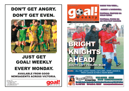 Just Get Goal! Weekly Every Monday. Don't Get Angry