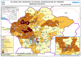 UC-WISE Idps RESIDING in SCHOOL-SEGREGATION BY