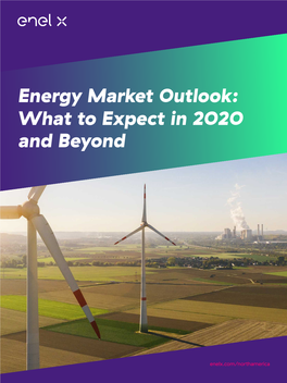 Energy Market Outlook: What to Expect in 2020 and Beyond