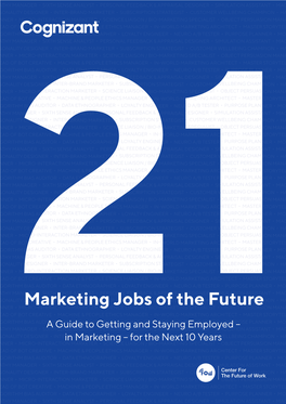 21 Marketing Jobs of the Future 1 April 2019