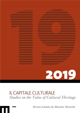 IL CAPITALE CULTURALE Studies on the Value of Cultural Heritage