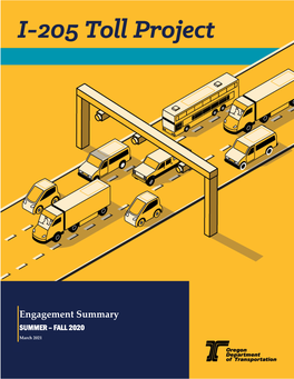 I-205 Engagement Summary