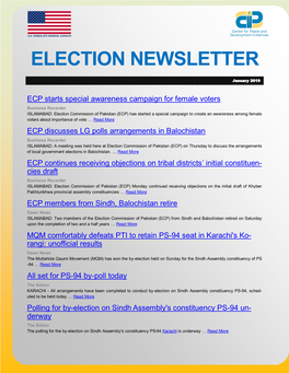 Election Newsletter