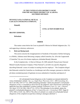 All Well-Pleaded Factual Allegations in the Complaint Are Deemed Admitted by Virtue of Defendant's Default. See, E.G., Eagle