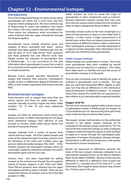 Environmental Isotopes