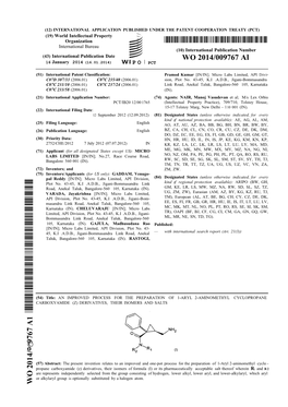 WO 2014/009767 Al 16 January 2014 (16.01.2014) P O PCT