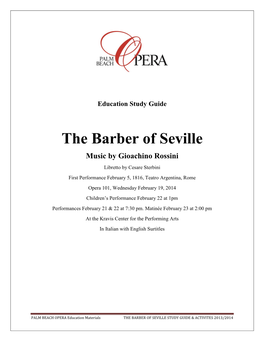 The Barber of Seville