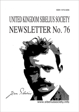 SIBELIUS SOCIETY NEWSLETTER No