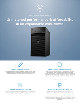 Unmatched Performance & Affordability in an Expandable