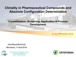 Absolute Configuration Determination