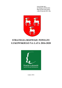 Strategia Rozwoju Powiatu Radzyńskiego Na Lata 2015-2030