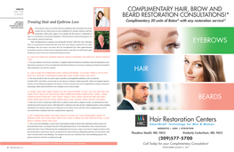 Treating Hair and Eyebrow Loss DR