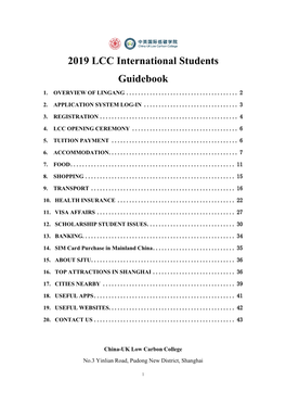 2019 International Student Handbook.Pdf