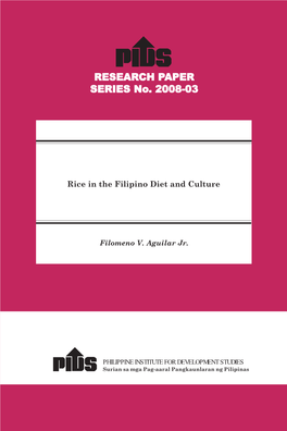 RESEARCH PAPER SERIES No SERIES No. 2008-03