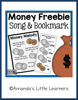 Money Song and Bookmark