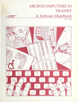 Microcomputers in Transit : a Software Handbook