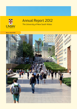 Annual Report 2012 the University of New South Wales