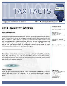 January/February 2015 Tax Facts