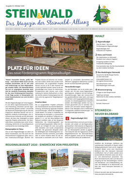 Das Magazin Der Steinwald-Allianz
