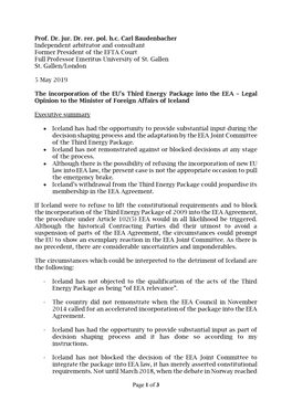 Independent Arbitrator and Consultant Former President of the EFTA Court Full Professor Emeritus University of St. Gallen St. Gallen/London