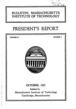 1925 Published by Massachusetts Institute of Technology Cambridge, Massachusetts ~~__~~~__~ ~__ T·