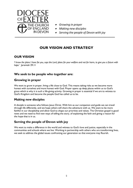 Our Vision and Strategy