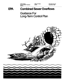 COMBINED SEWER OVERFLOWS Guidance for Long-Term Control Plan Offbtiw-Maragement MUNICIPAL TECHNOLOGY BRANCH STAPLE HERE