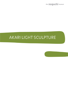 Akari Light Sculpture About