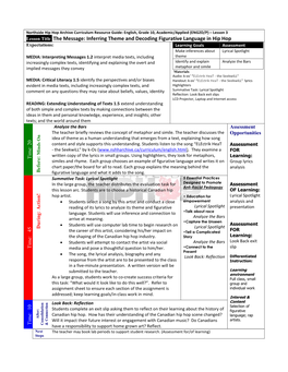 Inferring Theme and Decoding Figurative Language in Hip