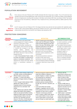 Population Movement Protection Concerns