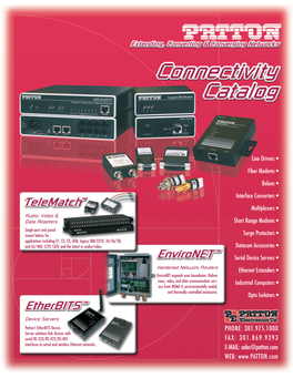 Patton Connectivity Catalog #1