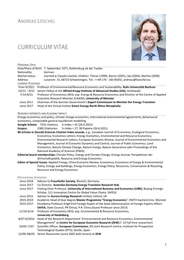 Curriculum Vitae