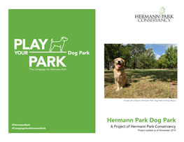 Hermann Park Dog Park at Brays Bayou