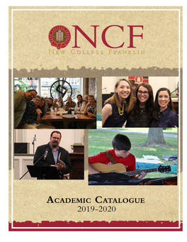 NCF Academic Catalog | Page 1