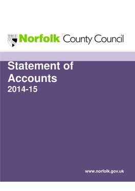 Statement of Accounts – 2014-15