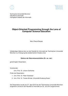 Object Orientation Through the Lens of Computer Science Education with Some New Implications from Other Subjects Like the Humanities