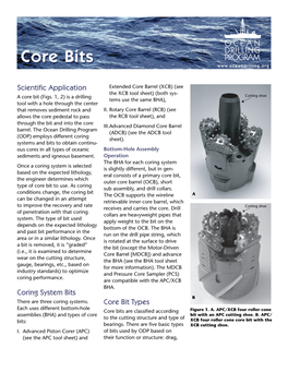 Core Bits Are Classiﬁ Ed According Figure 1