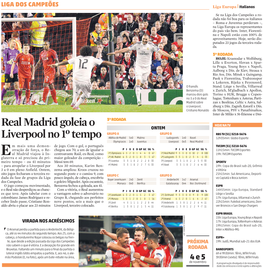 Real Madrid Goleia O Liverpool No 1º Tempo