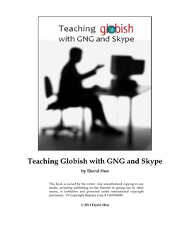Teaching Globish with GNG and Skype