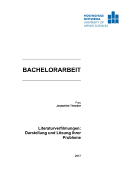 Bachelorarbeit