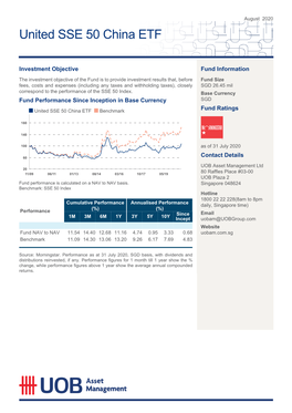 United SSE 50 China ETF