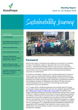 Sustainability Journey