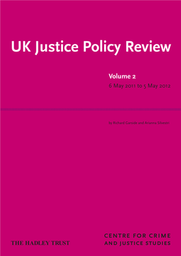 UK Justice Policy Review