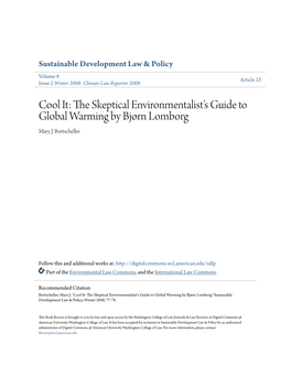 Cool It: the Skeptical Environmentalist's Guide to Global