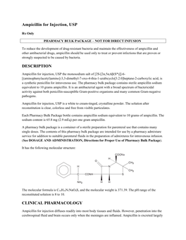 (Ampicillin Sodium) INJECTION, POWDER, for SOLUTION