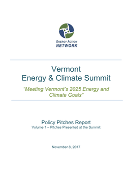 Vermont Energy & Climate Summit