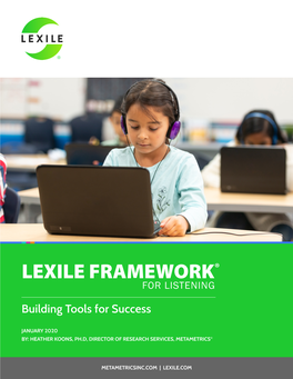 Lexile Framework for Listening White Paper