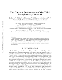 The Current Performance of the Third Interplanetary Network