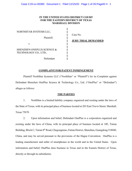 Case 2:20-Cv-00385 Document 1 Filed 12/15/20 Page 1 of 26 Pageid #: 1